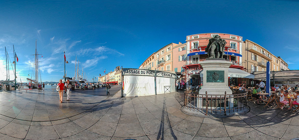 Visite virtuelle Saint-Tropez