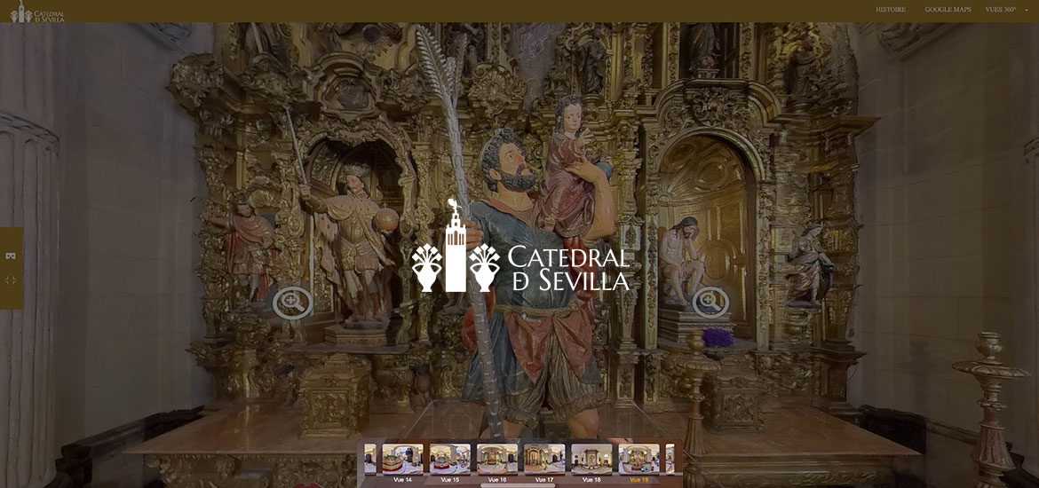 visite virtuelle église Séville
