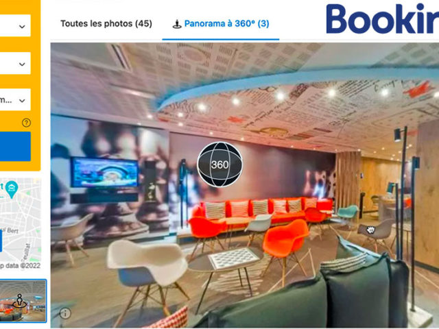 visite virtuelle booking 360°