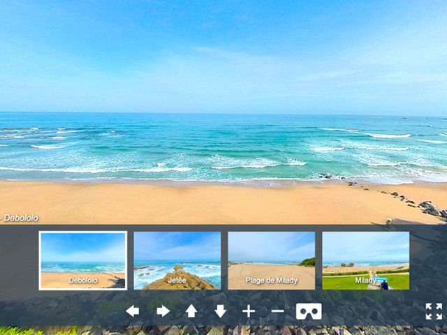 visite virtuelle Biarritz