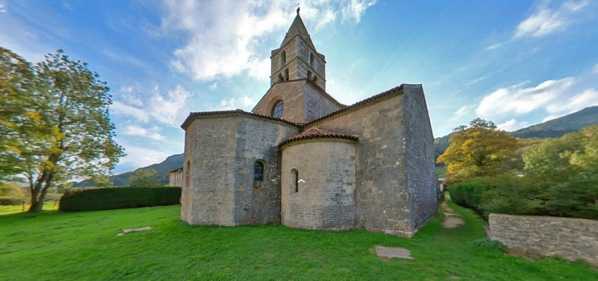 visite virtuelle Abbaye Léoncel